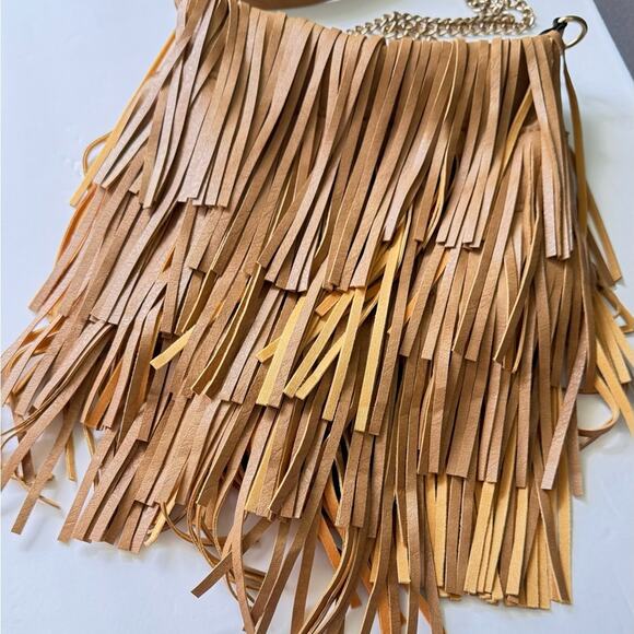 Yoki Faux Suede Fringe Crossbody Bags for Women Western Hippie Shoulder Bag - Picture 8 of 10